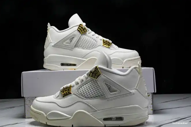 Reps LUCY 4 Retro Jordan Metallic Gold AQ9129-170 0525